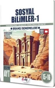 Ulti Yayınları AYT Sosyal Bilimler 1 15 x 16 Branş Denemeleri