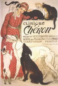 Theophile Alexandre Steinlen : Clinique Cheron Büyük Boy