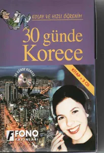 30 Günde Korece CD'li Set