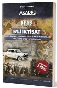 A Kadro Yayınları KPSS A Grubu 5'li İktisat Konu Anlatımı