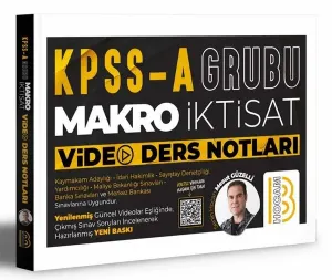 KPSS A Makro İktisat Video Ders Notları