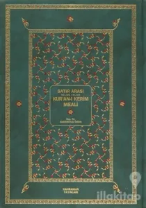Satır Arası Kelime Kelime Kur'an-ı Kerim Meali (2 Cilt Takım - Rahle Boy) (Ciltli)