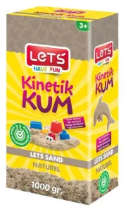 Lets Kinetik Kum 1000 gr. Naturel Karton Kutu