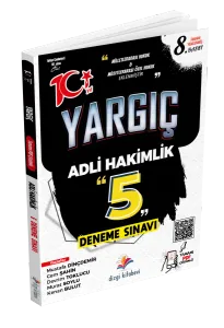 Dizgi Kitap Yayınları 2025 Yargıç Adli Hakimlik Tamamı Yenilenmiş PDF Çözümlü 5 Deneme