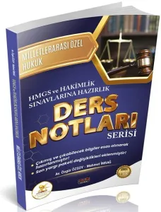 Savaş Yayınları 2026 HUKAL HMGS-HAKİMLİK Milletlerarası Özel Hukuk Ders Notları