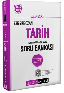 Pegem Yayınları 2026 KPSS Ezberbozan Tarih Tamamı Video Çözümlü Soru Bankası