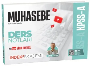İndeks Akademi 2027 KPSS A Grubu Muhasebe Video Ders Notları