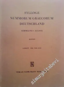 Sylloge Nummorum Graecorum Deutschland : Ionien 6. Heft NR 1768 - 2333 -