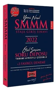 2022 SMMM Staja Giriş Sınavı Tamamı Ayrıntılı Çözümlü Özel Seçim Soru Deposu +3 Fasikül Deneme