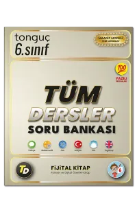 Tonguç Yayınları 6. Sınıf Tüm Dersler Soru Bankası