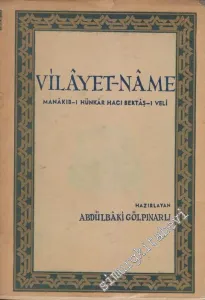 Vilayetname: Manakıb-ı Hacı Bektaş-ı Veli -        1958