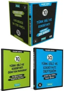 Markaj Yayınları 10. Sınıf Türk Dili ve Edebiyatı Favori Serisi Seti