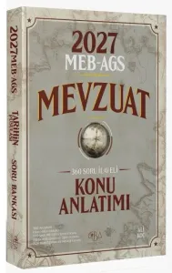 CBA Yayınları 2027 MEB-AGS Mevzuat Konu Anlatımı