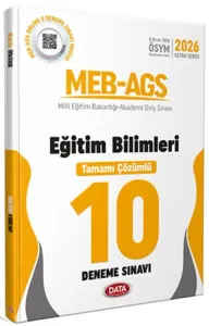 Data Yayınları 2026 MEB AGS Eğitim Bilimleri Tamamı Çözümlü 10 Deneme Sınavı