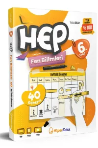 HİPERZEKA 6.SINIF HAFTALIK HEP FEN BİLİMLERİ 40 DENEME