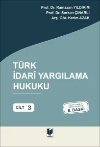 Türk İdari Yargılama Hukuku - Cilt: 3