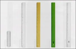 HATAS NEON OPAK ÖĞRENCİ CETVEL     30cm
