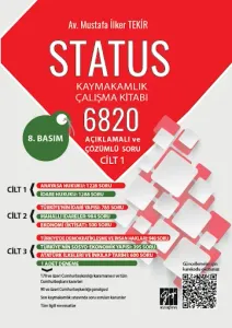 Status Kaymakamlık Çalışma Kitabı 6820 Açıklamalı ve Çözümlü Soru