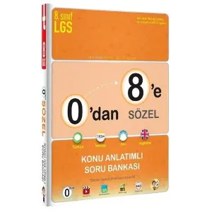 Tonguç Akademi 8. Sınıf LGS 0 dan 8 e Sözel Konu Anlatımlı Soru Bankası