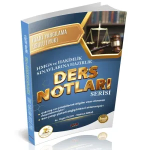 HUKAL HMGS-HAKİMLİK İdari Yargılama Usulü Ders Notları
