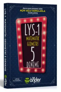 Tek Önder LYS-1 Matematik Geometri 5 Deneme-Açık Uçlu Sorularla
