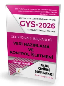 Pelikan Yayınları 2026 GYS Gelir İdaresi Başkanlığı Veri Hazırlama ve Kontrol İşletmeni