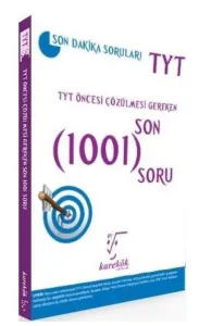 Karekök TYT Öncesi Çözülmesi Gereken Son 1001 Soru-YENİ