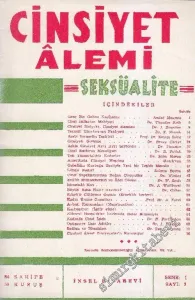 Cinsiyet Âlemi - Seksüalite ( 4 Sayı ) - Ağustos - Kasım 1949, Sene: 1, Sayı: 3 - 6       1949