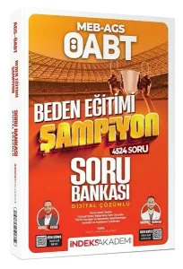İndeks Akademi 2026 ÖABT MEB-AGS Beden Eğitimi Şampiyon Soru Bankası Çözümlü