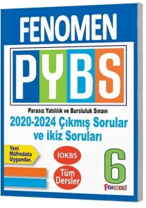Fenomen Okul Yayınları 6. Sınıf PYBS 2020-2024 Çıkmış Sorular ve İkiz Soruları