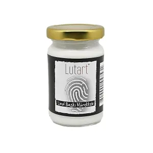 Lutart Linol Baskı Mürekkebi Beyaz 100Ml