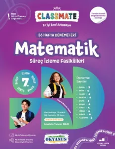 Okyanus Yayınları 7. Sınıf Matematik Classmate 36 Hafta Denemeleri Süreç İzleme Fasikülleri