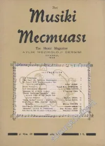 İleri Musiki Mecmuası Aylık Müzikoloji Dergisi  - Sayı: 231    Yıl: 19  Şubat