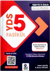 YDS ye 5 Kala Deneme Fasikül Çözümlü