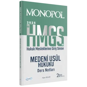MONOPOL HMGS Medeni Usul Hukuku Ders Notları