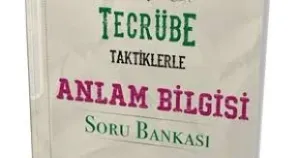Tecrübe Taktiklerle Anlam Bilgisi Soru Bankası