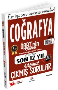 Dizgi Kitap Yayınları 2025 ÖABT Coğrafya Öğretmenliği Çıkmış Sorular Son 12 Yıl Çözümlü