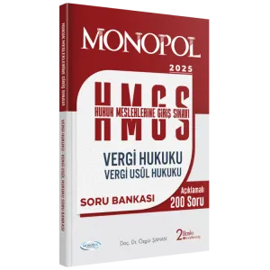 MONOPOL HMGS Vergi Hukuku – Vergi Usul Hukuku Soru Bankası