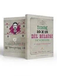 TECRÜBE 10X15 VİDEO ÇÖZÜMLÜ DİL BİLGİSİ DENEMELERİ