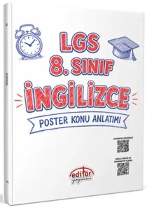 Editör Yayınları 8. Sınıf İngilizce Poster Konu Anlatımlı