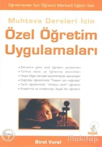 Muhteva Dersleri İçin Özel Öğretim Uygulamaları