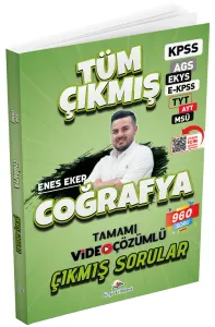 Dizgi Kitap Yayınları 2026 Coğrafya Tüm Sınavlar Tamamı Video Çözümlü Çıkmış Sorular