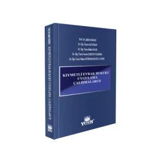 Kıymetli Evrak Hukuku Uygulama Çalışmaları II