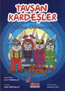 Tavşan Kardeşler Yüzme Öğreniyor Tavşan Kardeşler Yüzme Öğreniyor
