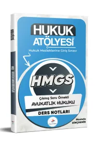 Dizgi Kitap Yayınları 2026 Hukuk Atölyesi HMGS Çıkmış Soru Örnekli Avukatlık Kanunu Ders Notları
