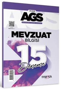 Marka Yayınları MEB-AGS Mevzuat Bilgisi 15 Deneme Çözümlü