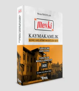 Mevki Türkiye'nin İdari Yapısı ve Türkiye'de Mahalli İdareler