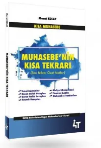 4T Yayınları KPSS A Grubu Muhasebenin Kısa Tekrarı