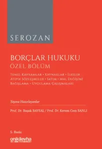 Borçlar Hukuku Özel Bölüm