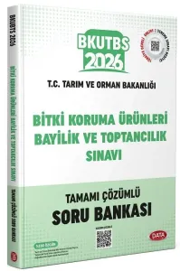 Data Yayınları 2026 T.C. Tarım ve Orman Bakanlığı Bitki Koruma Ürünleri Bayilik ve Toptancılık Sınavı Tamamı Çözümlü Soru Bankası